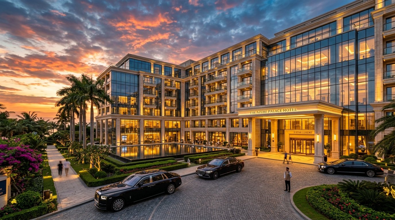 Luxury_hotel_exterior_at_sunset_c43bc9c0a5
